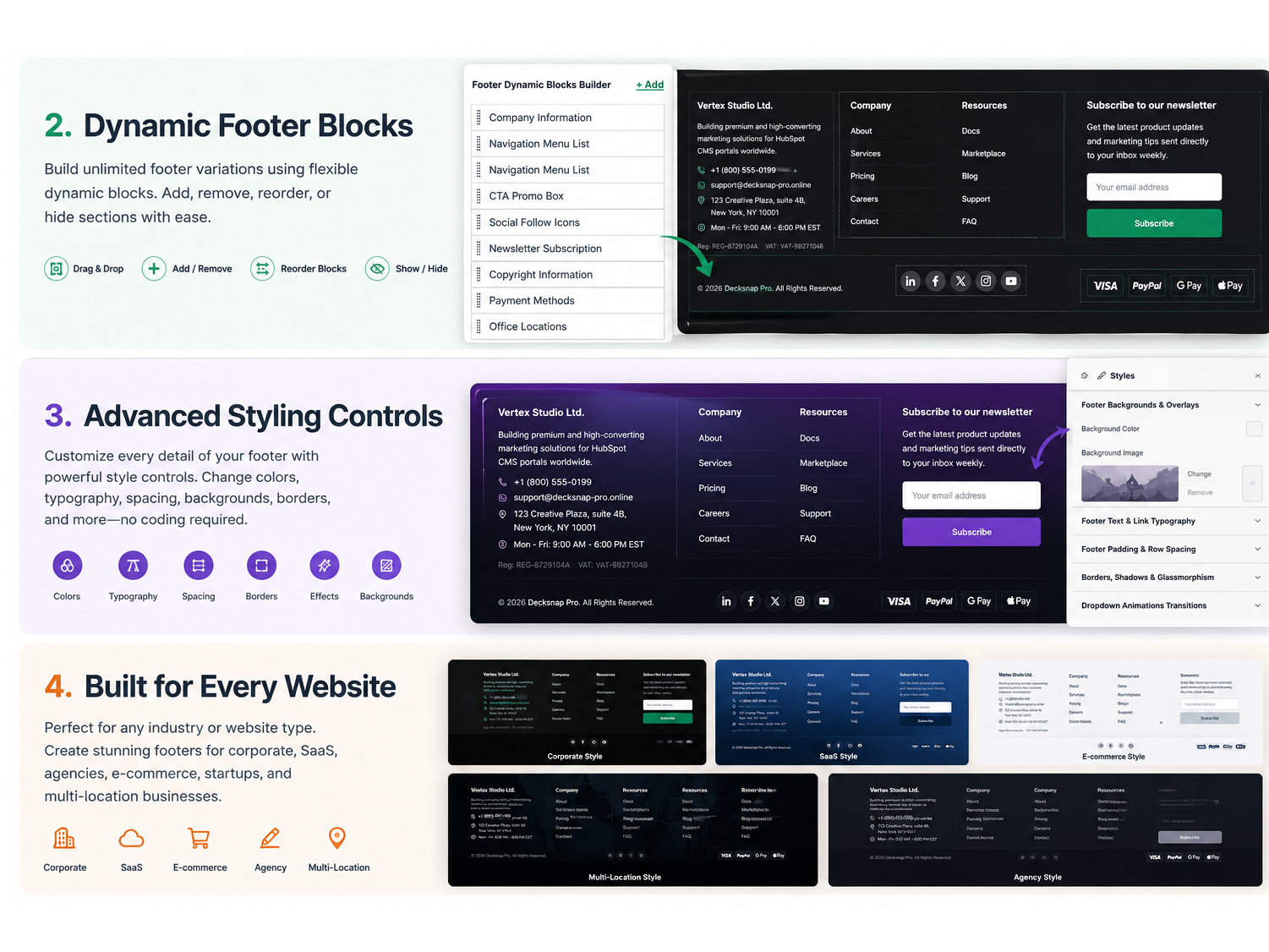 Powerful Dynamic Builder & Advanced Customization