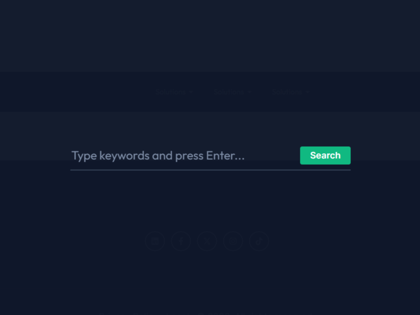 Search Trigger & Accessibility